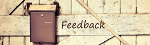 feedback banner  