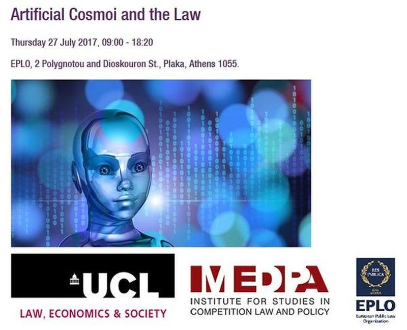 1st Artificial Cosmoi and The Law (27/07/2017, Athens)  