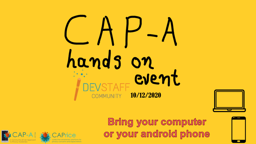 CAP-A Hands On Event @ Devstaff Meetup (10/12/2020 ,Online)  